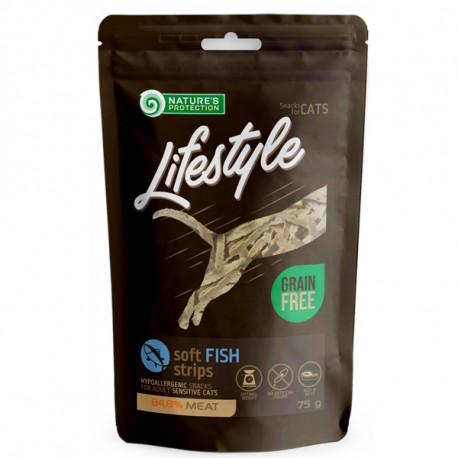Nature's Protection Lifestyle snacks for cats - Rybacie pásiky 75g Nature´s Protection - 1