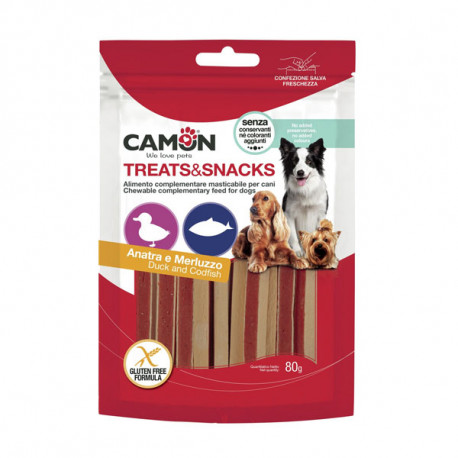 Camon Treats&Snacks Dog - Sandwich kačacie s treskou 80g Camon - 1