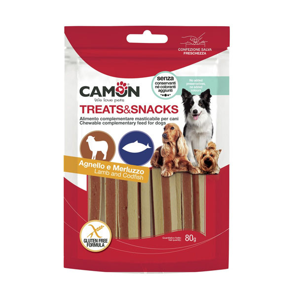 Camon Treats&Snacks Dog - Sandwich jahňacie s treskou 80g Camon - 1