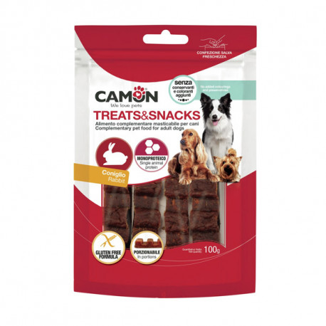 Camon Treats&Snacks Dog - Králičie porcovateľné 100g Camon - 1
