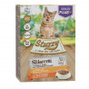 Stuzzy Cat Shreds Multipack Sterilized trhané kuracie a morčacie mäso 12x85g Agras Delic - 1