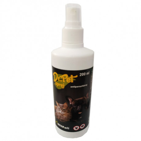 Antiparazitný sprej Dr.Pet pre psov a mačky 200ml Cosmetica Veneta - 1