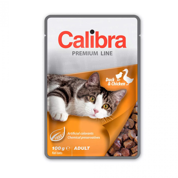 Calibra Cat Premium Adult Duck & Chicken 100g Calibra - 1