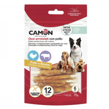 Camon Treats&Snacks Dog - Tyčinky z kože obalené kuracím mäsom 70g Camon - 2