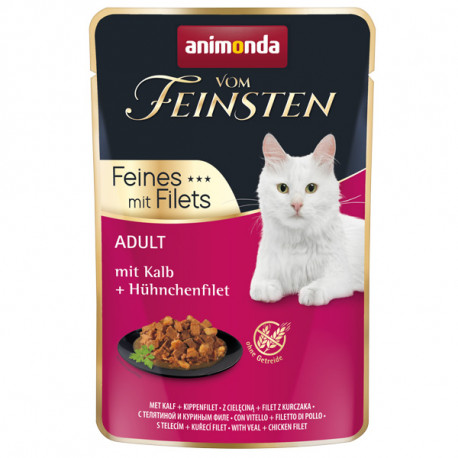 Animonda Vom Feinsten Adult Cat - Teľacie a kuracie filety 85g Animonda - 1