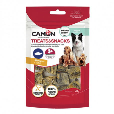 Camon Treats&Snacks Dog - Koža z tresky 70g Camon - 1