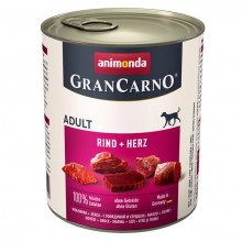GranCarno Original Adult - hovädzie s morčacími srdiečkami Animonda - 1
