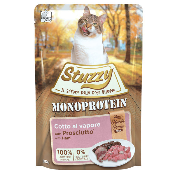 Stuzzy Cat Monoprotein GF - Šunka 85g Agras Delic - 1