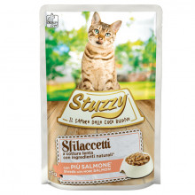 Stuzzy Cat Shreds - Trhané mäso z lososa 85g Agras Delic - 1