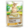 Stuzzy Cat Shreds - Trhané kuracie mäso so šunkou 85g Agras Delic - 1