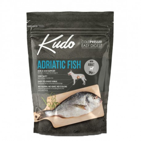 Kudo Dog Adult Mini Adriatic Fish 3kg Kudo - 1