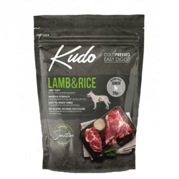 Kudo Dog Junior Medium&Maxi Lamb & Rice 3kg Kudo - 1