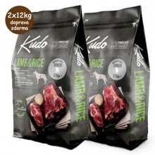 Kudo Dog Junior Medium&Maxi Lamb & Rice 3kg Kudo - 3
