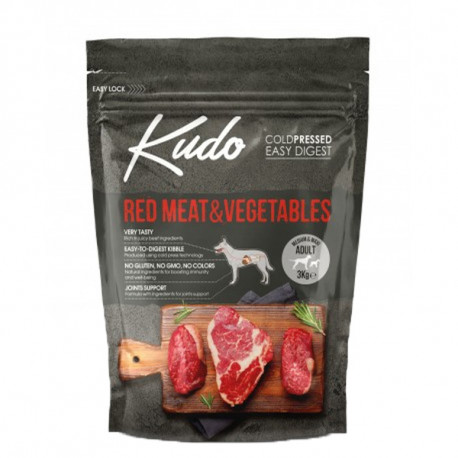Kudo Dog Adult Medium&Maxi Red Meat 3kg Kudo - 1