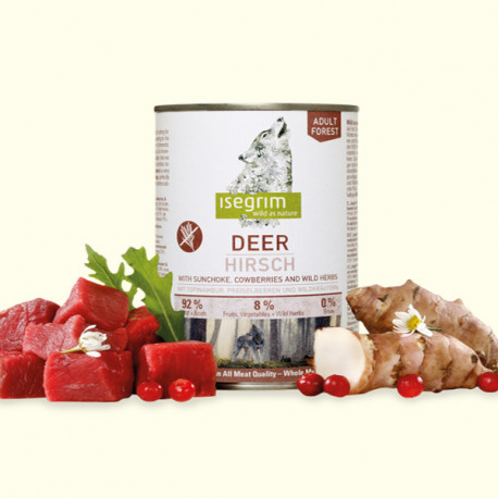 Isegrim Dog Adult Deer + Sunchoke, Cowberries & Wild Herbs 400g Isegrim - 2