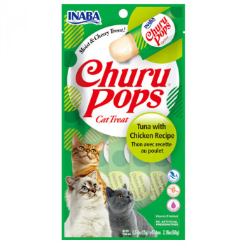 Inaba Churu Pops Cat Kuracie a tuniak 4x15g Inaba - 1