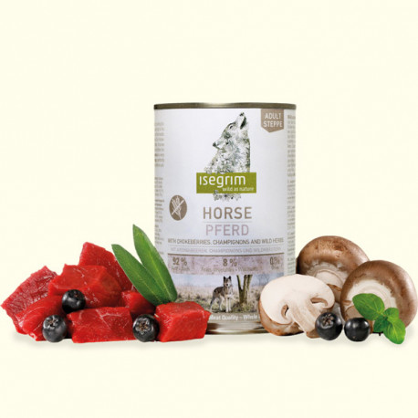 Isegrim Dog Adult Horse + Chokeberries, Champignons & Wild Herbs 400g Isegrim - 1