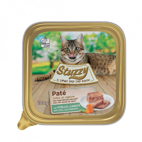 Stuzzy Cat Paté Adult s teľacím a mrkvou 100g Agras Delic - 1