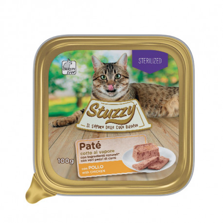 Stuzzy Cat Paté Sterilized s kuracím 100g Agras Delic - 1