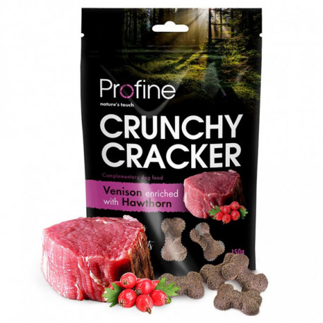 Profine Dog Crunchy Cracker Venison enriched with Hawthorn 150g Profine - 1