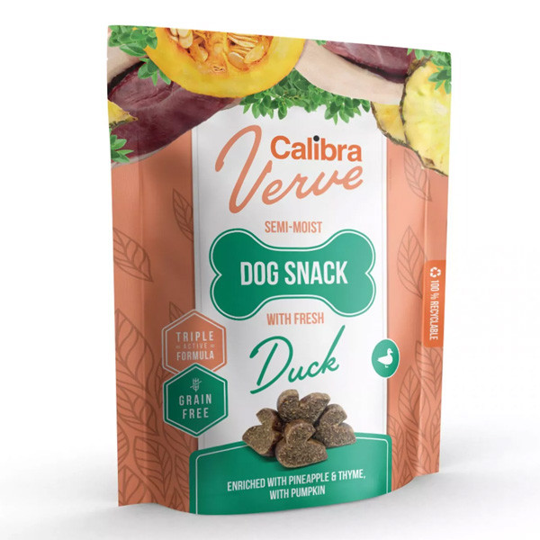 Calibra Dog Verve Semi-Moist Snack Fresh Duck 150g Calibra - 1