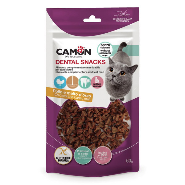 Camon Dental Snacks Hairball Cat - Kura a jačmený slad  60g Camon - 1