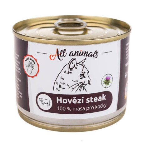 All Animals Cat hovädzí steak 200g All Animals - 1