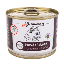 All Animals Cat Beef steak 200g All Animals - 1
