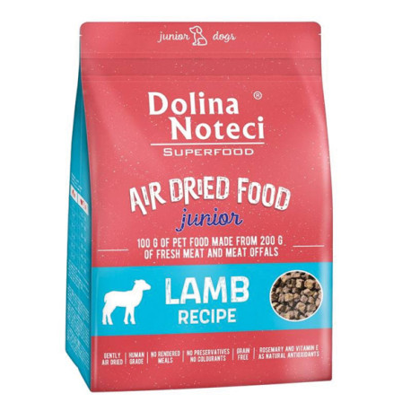 Dolina Noteci Superfood Air Dried Junior Dog - Jahňacie 1kg DNP S.A. - 1