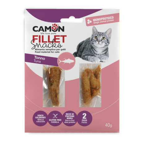 Camon Fillet Snacks Cat - Grilled Tuna 40g Camon - 1