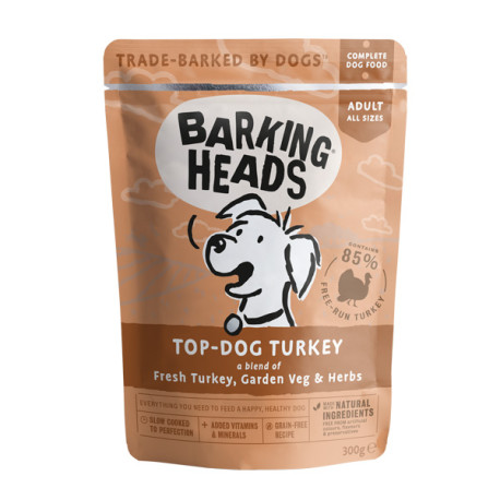 Barking Heads Top Dog Turkey kapsička 300g Barking Heads - 1