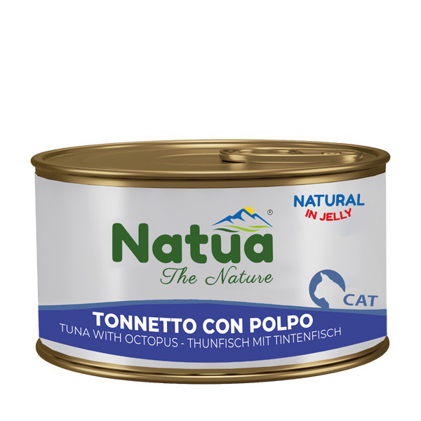 Natua Cat Adult - Filety z tuniaka a chobotnica 85g Natua - 1