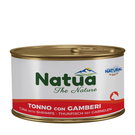 Natua Cat Adult - Filety z tuniaka a krevety vo vývare 85g Natua - 1