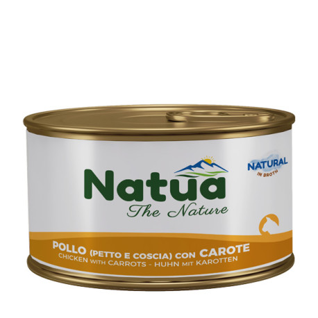 Natua Cat Adult - Kuracie filety a mrkva vo vývare 85g Natua - 1